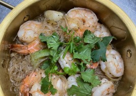 Baked Glass noodle with Shrimp