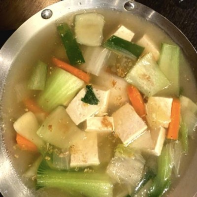TOFU AND VEGETABLE SOUP
