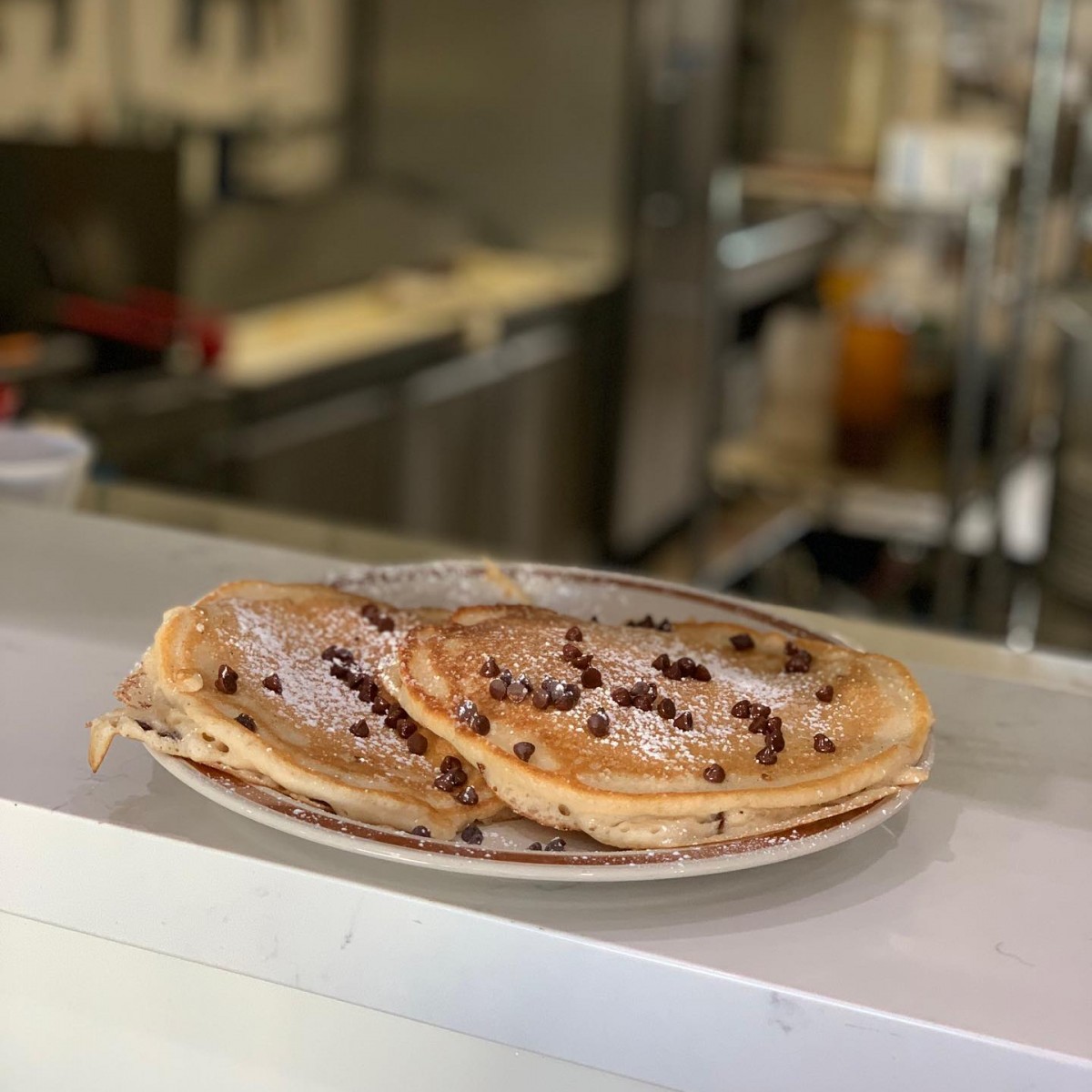 Kid Chocolate Chip Pancakes (3) Lola's Kitchen