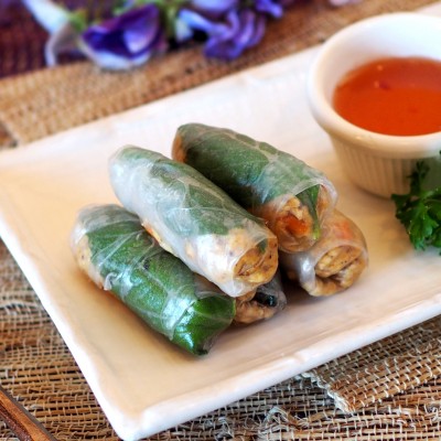 Chicken Basil Wraps