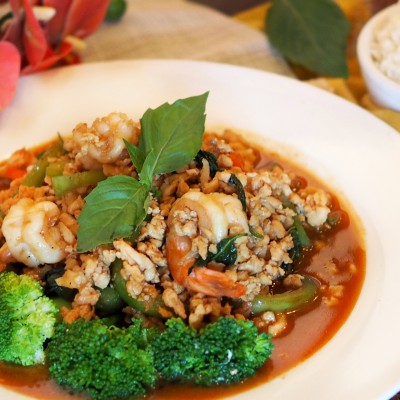 Shrimp & Chicken Basil