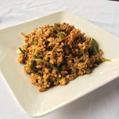 Khua Kling (Turmeric Ground Chicken)