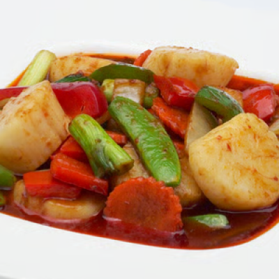 Sweet Chili Scallops