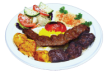 Beef, Chicken and Luleh Plate
