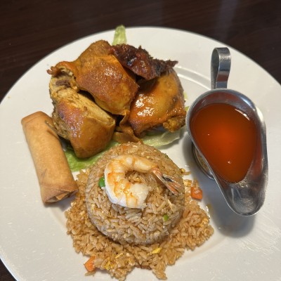 B.B.Q. Chicken on Fire