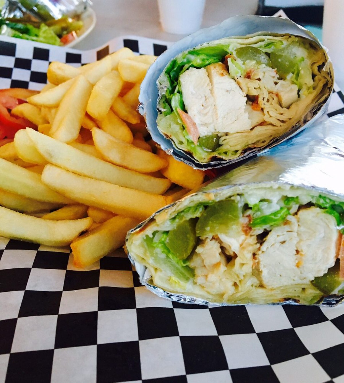 Garlic Chicken Wrap