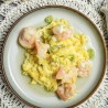Pan Fried Egg with Shrimp