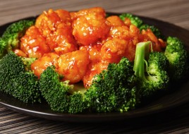 Shrimp with Chef's special Hot Sauce