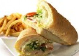 Smoked Turkey and Avocado Sancwich
