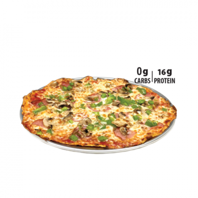 KETO CRUST PIZZA (includes 5 Toppings)