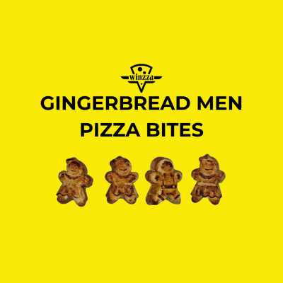 Gingerbread Men Pizza Bites