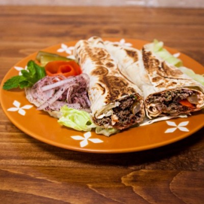 Kafta Beef (Ground Luleh Beef) Wrap