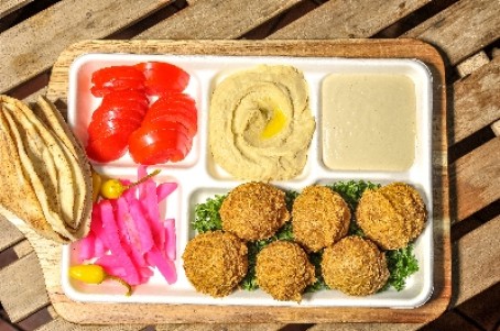 Crazy Falafel Los Angeles Plates