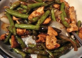 Ginger Chicken with String Beans
