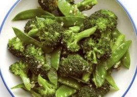Broccoli with Pea Pods in Yu Shiang Sauce