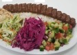 Ground Beef Kabob Plate