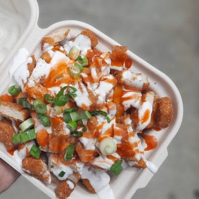 Small Buffalo Chicken Tots