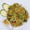 Green curry fried rice