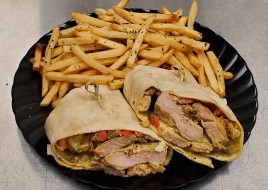 Ahi Tuna Shawarma Wrap