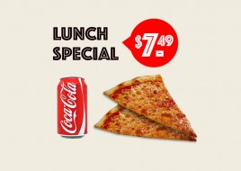 CHEESE SLICE LUNCH SPECIAL
