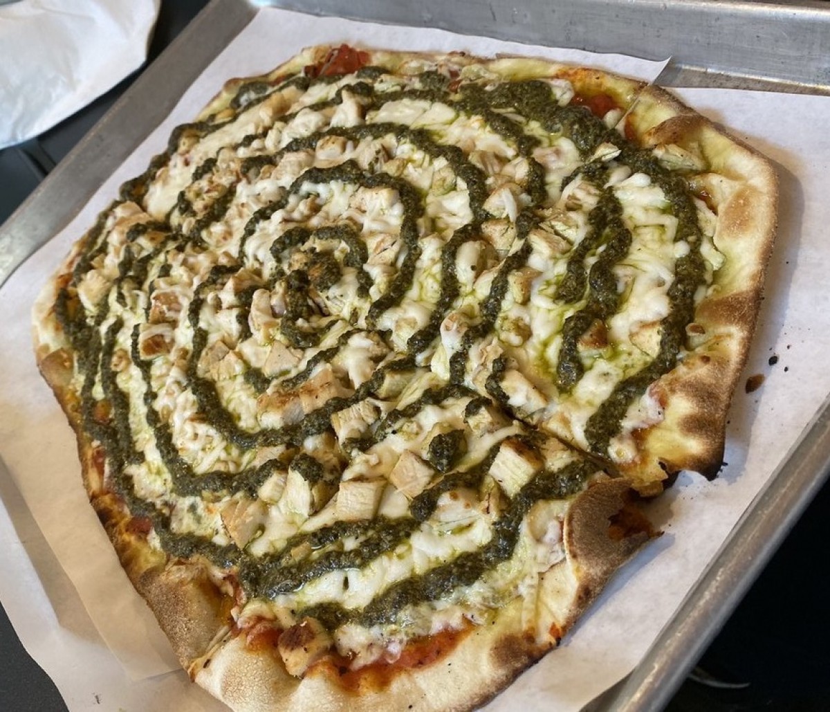 Chicken Pesto Pizza