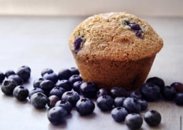 Blueberry Poppy Muffin (Vegan) 