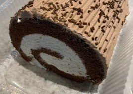 Whipped Cream Chocolate Cake Roll