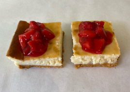 Strawberry Cheese Cake Slices (2 Pack)