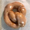 Vanilla prezel donut