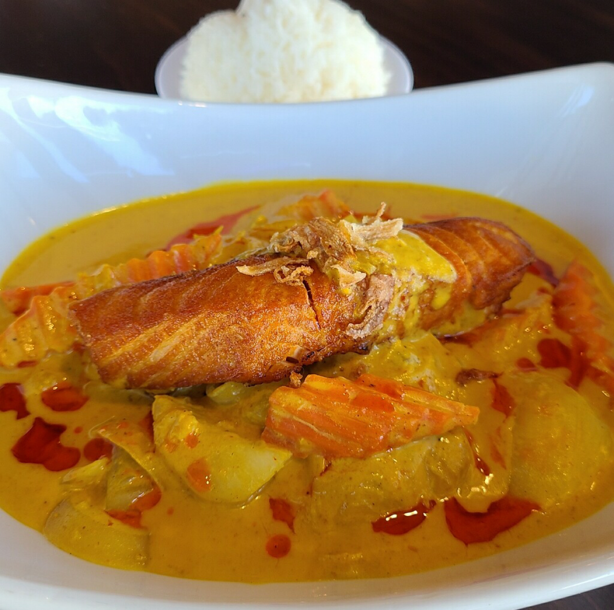 Yellow Curry Salmon