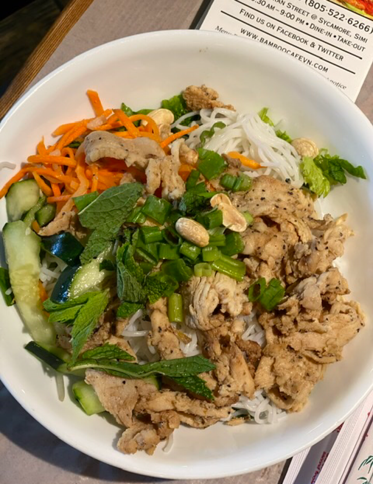 V7 Vermicelli Grilled Chicken with Lemongrass