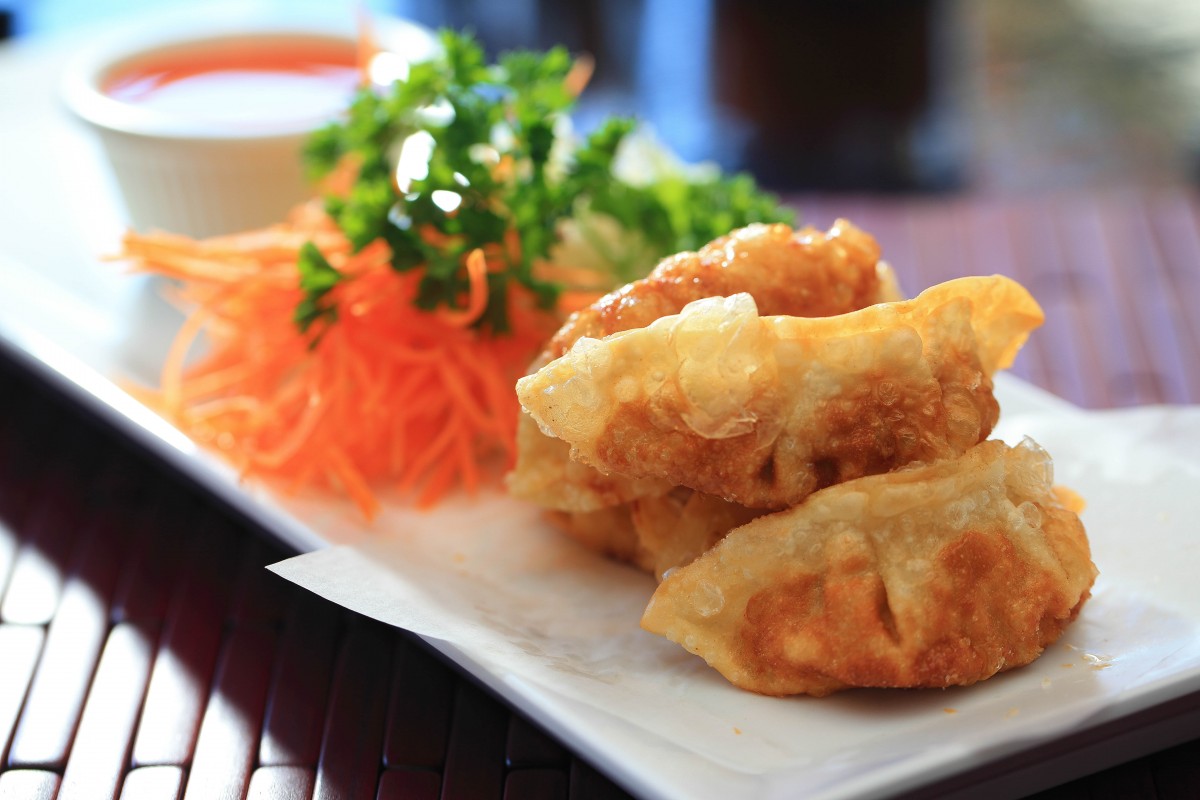 Pot Stickers Veggie Fried