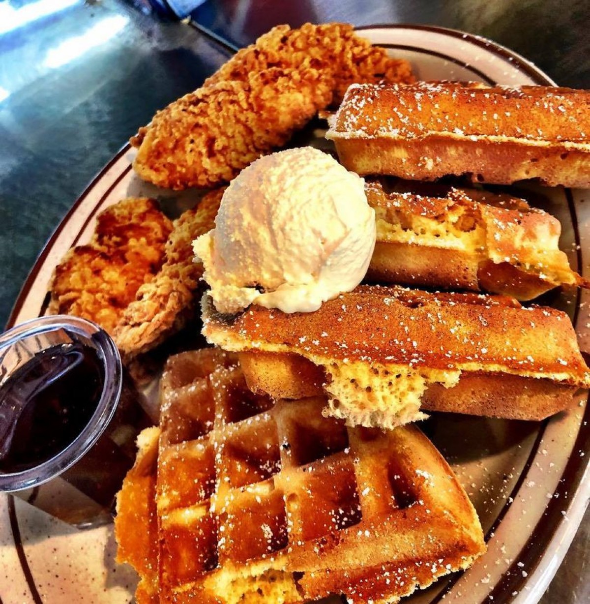 Chicken and Waffle