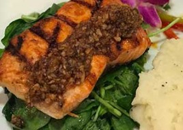 GRILLED GARLIC SALMON
