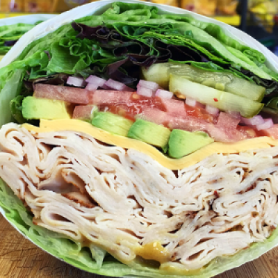 No Carb Nano's Deli #2 Wrap - Hot