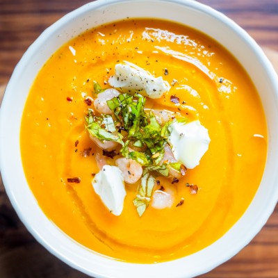 Creamy Vegan Veggie Soup
