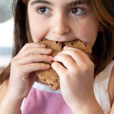 Organic Healthy Chocolate Chip Cookies - No Refined Sugar