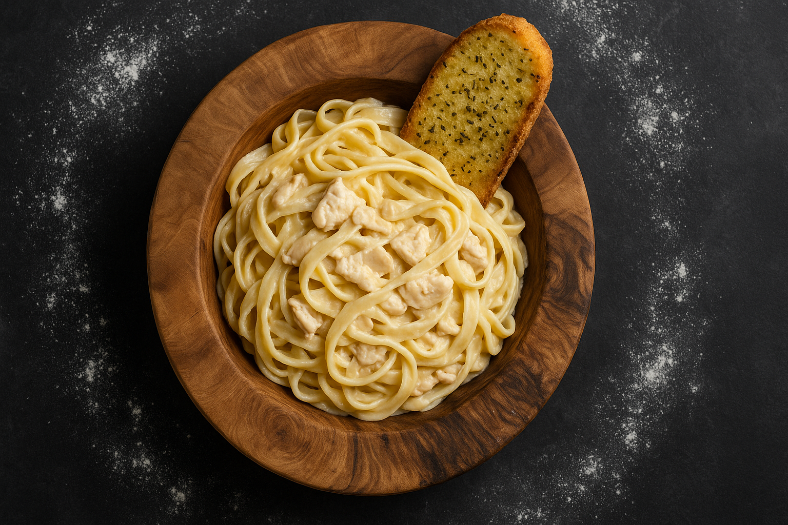 Fettuccine Alfredo with Chicken