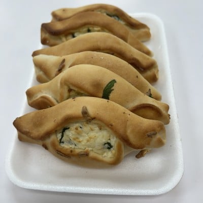 6 Mini Spinach and Cheese  Pies (bureks)