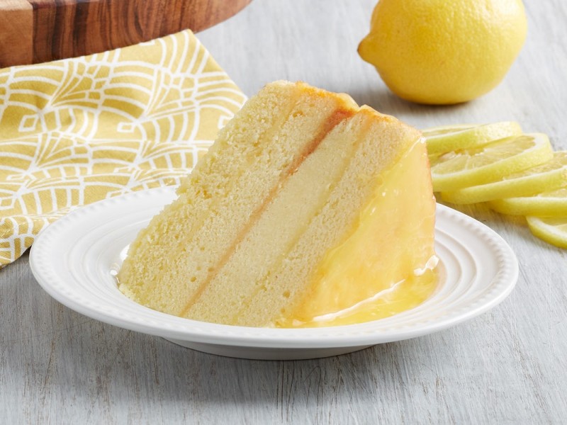 Lemon Cake Slice
