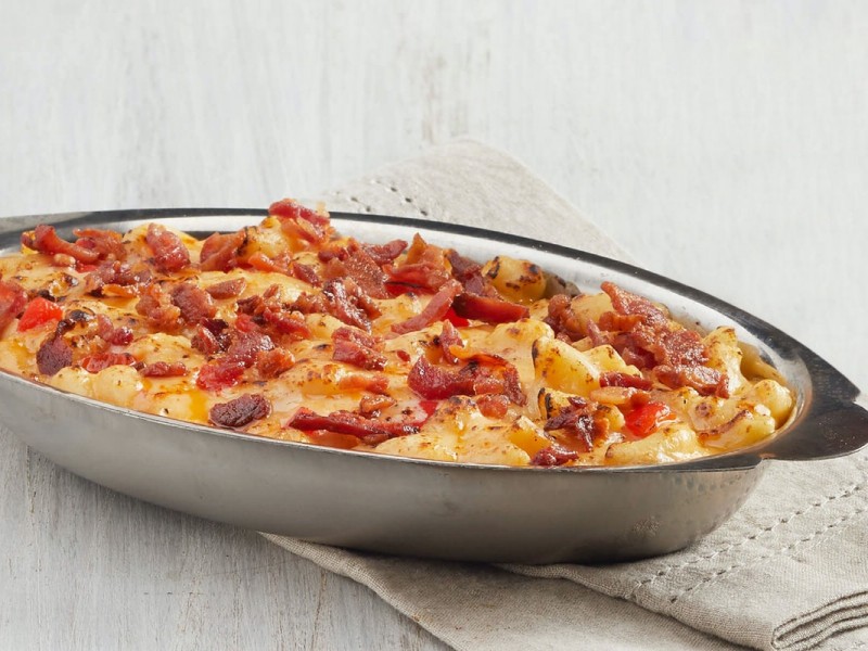 Six Cheese Pimiento Mac with Bacon