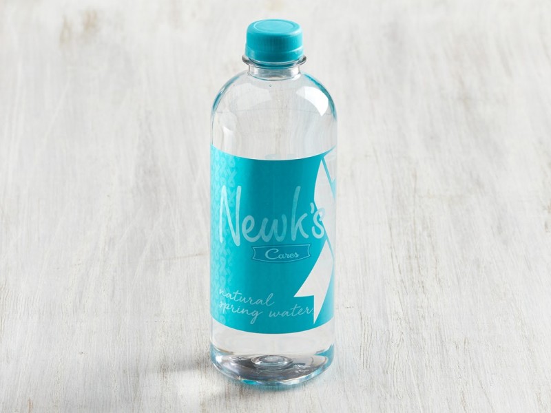 Newk's Cares Bottled Water