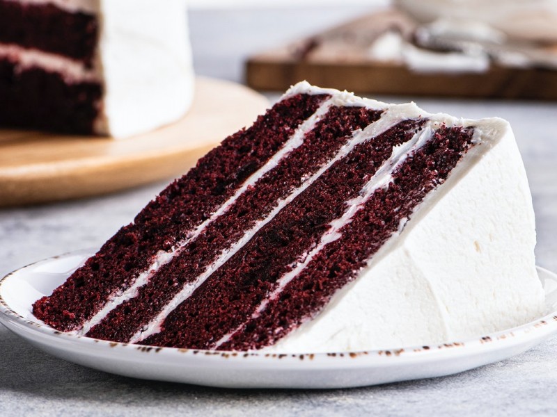 Red Velvet Cake Slice