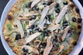 Pesto and Grilled Chicken Breast Pizza