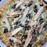 Pesto and Grilled Chicken Breast Pizza