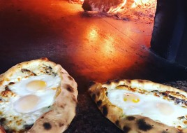  Ajarakan Khachapuri with 2 Eggs