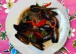 Spicy Mussels with roasted chili