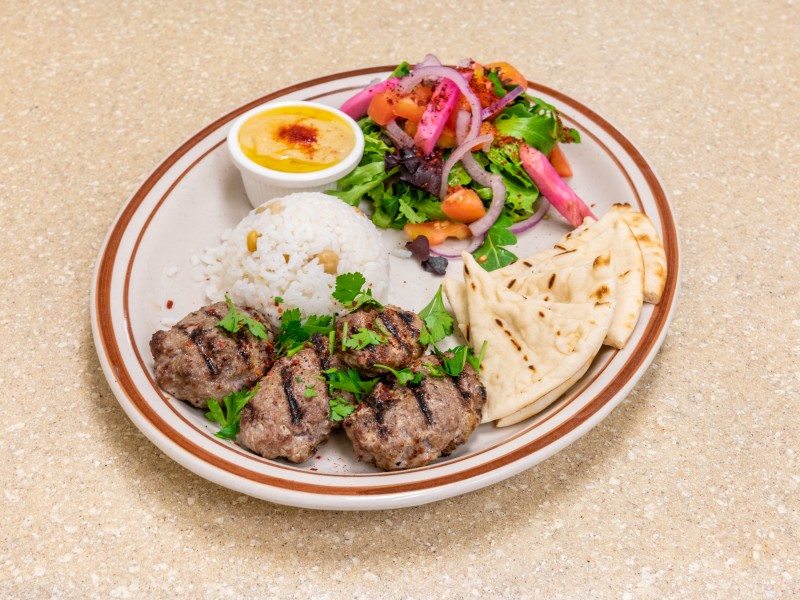 Grilled Homemade Kofte Plate