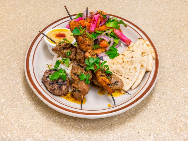 Combo Shish Kebab Plate