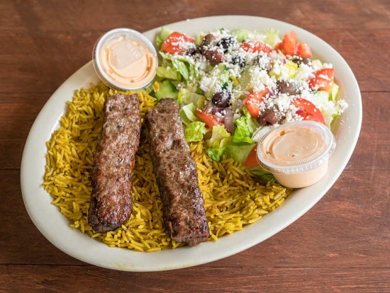Kafta Kebab Platter